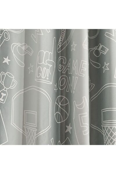 Home Box Arcade 2-Piece Team Play Blackout Curtain Set - 135x240 cm