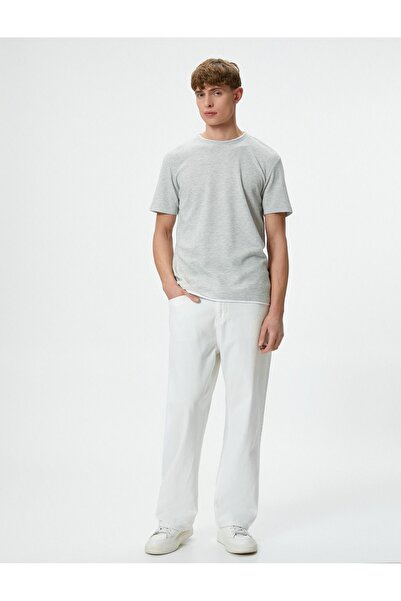 Koton Ανδρικό T-Shirt Crew Neck