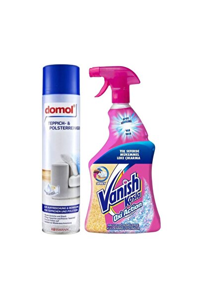 Kosla Domol Halı Ve Döşeme Temizleyici Köpük+vanish Oxi Action Halı Leke Çıka...
