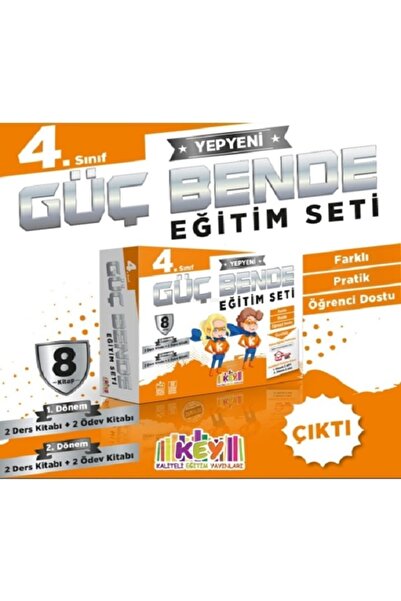 Key Kaliteli Eğitim Yayınları 4. Sınıf Güç Bende Eğitim Seti (9 KİTAP 2025-2026)