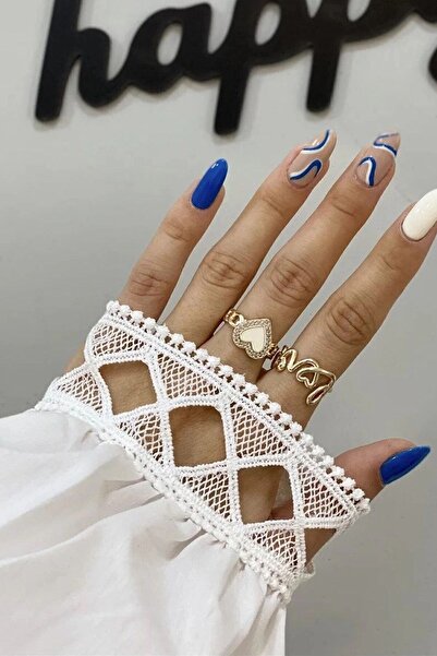 bacc Cămașă de damă cu design alb din dantelă cu detaliu țesut Bc 241135