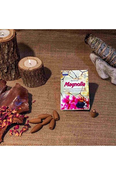 Darshan Incense Magnolia Geri Akış (BACK FLOW) Tütsü 10 Adet