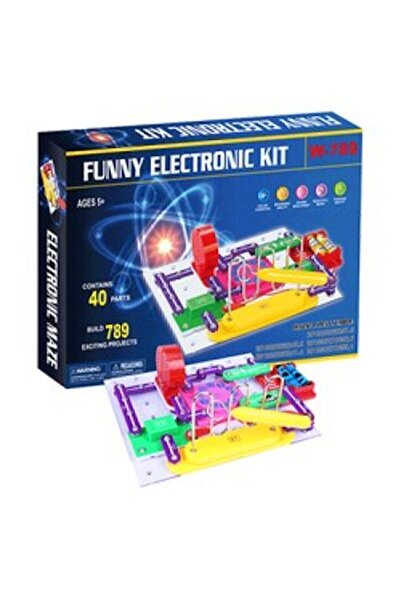 Zetzeka Funny Electronic Kit Eğlenceli ve Öğretici Elektronik Deney Seti 100+ Deney 5+ Yaş