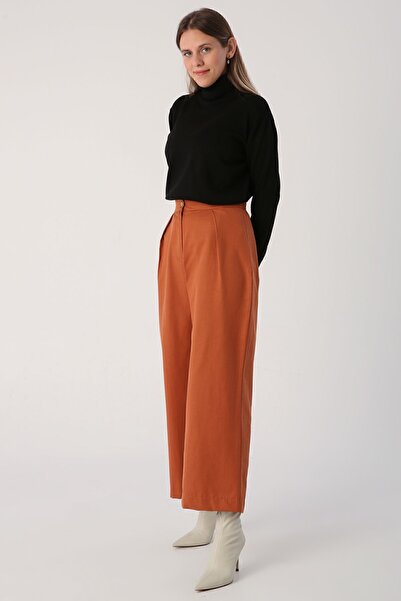 ALLDAY Tile Pleated Wide Leg Trousers