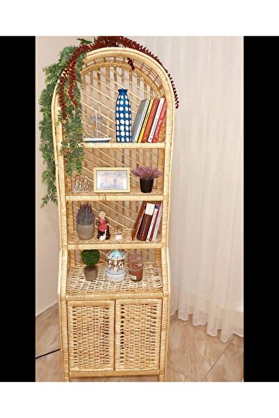 Renklidükkan hasır Hasır Söğüt Dekoratif Raf