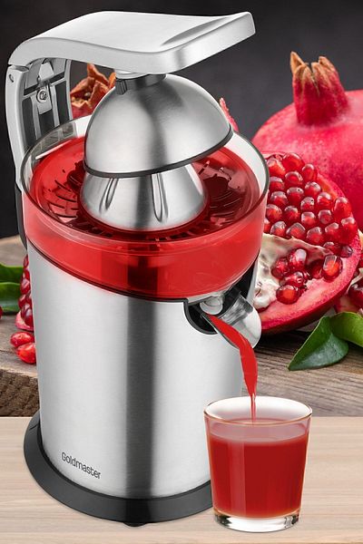 GOLDMASTER Freshup Inox Removable Stainless Steel Casting Handle Citrus Fruit Juicer
