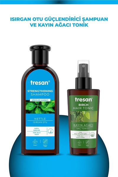 Tresan 300 ml Oil Strengthening Care Shampoo - Anti-Spill Nettle, Tresan K.ağa