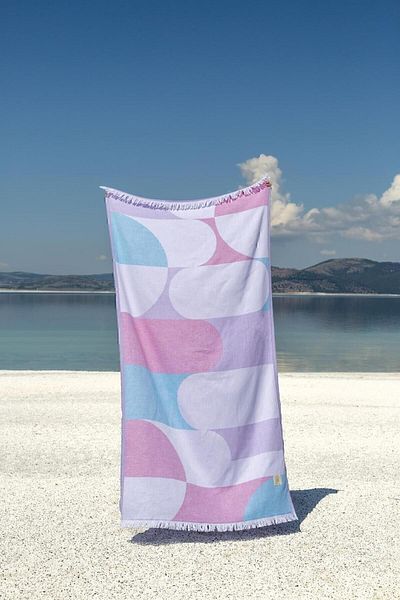 İrya Lyra 100% Cotton Peshtemal Φούξια/Ροζ 90x170