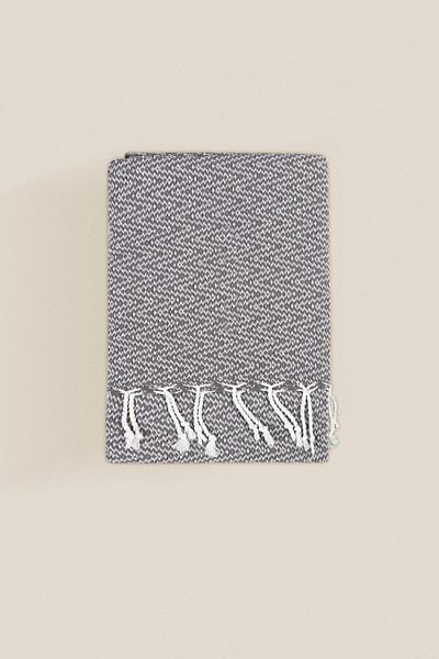 İrya Ilgın 100% βαμβακερό Peshtemal Grey 90x170