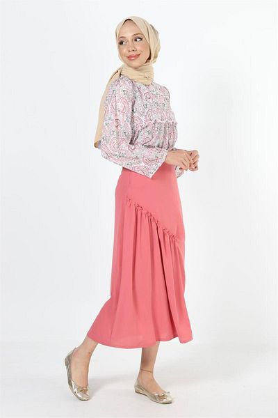 Plistre 2119_Gathered Hijab Skirt