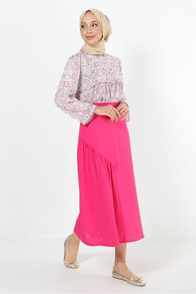 Plistre 2119_Gathered Hijab Skirt