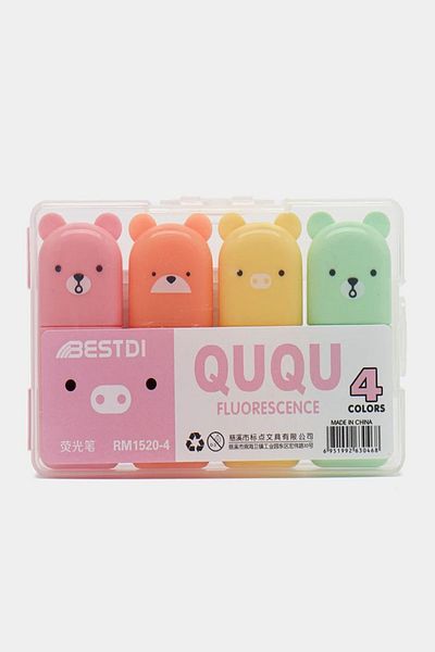 Bold Grup Mini Pastel Set of 4 Highlighters