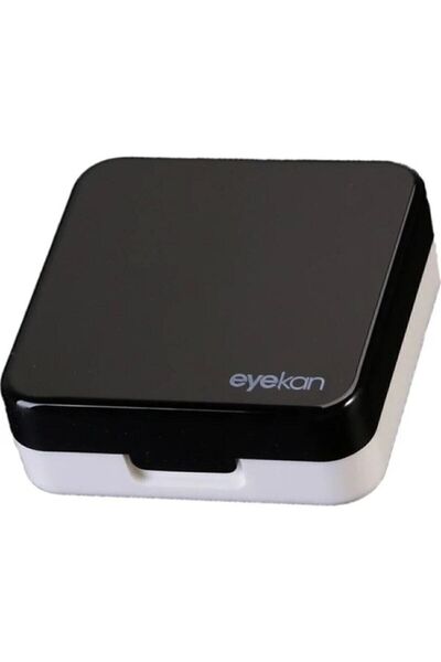 Eyekan Aynalı Lens Kutusu Seti 5 Parça Siyah