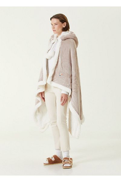 İrya Κουβέρτα Es Parla Karmen Μπεζ Oversize