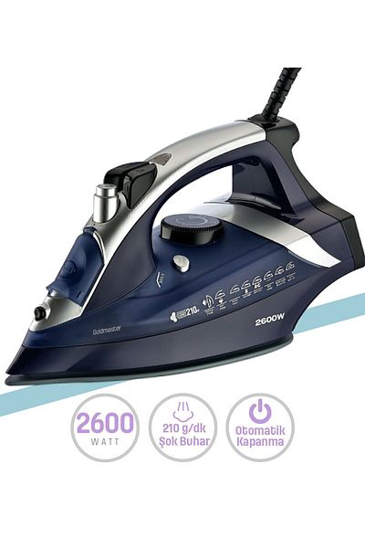 GOLDMASTER Forza Steam 2600 W Steam Iron Purple Gsı7606 B