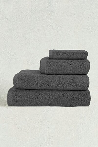 İrya Colet 100% Cotton Face Towel Dark Gray 50x90