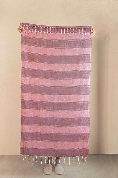 İrya Aleda 100% βαμβακερό Peshtemal Pink 90x170
