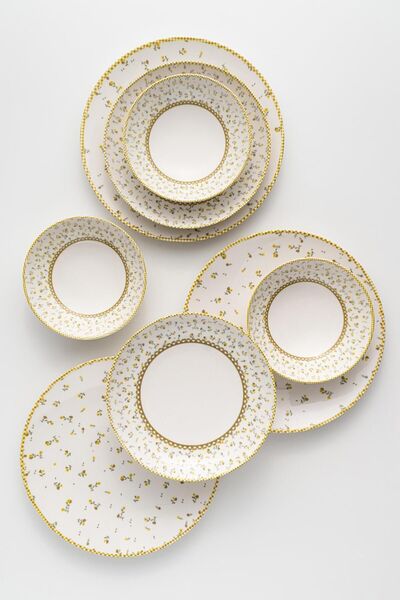 Soley | Fiore | 24 Parça 6 Kişilik Yemek Takımı