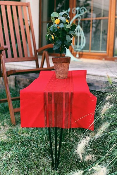 Arma House Red Laser Cut Modern Runner