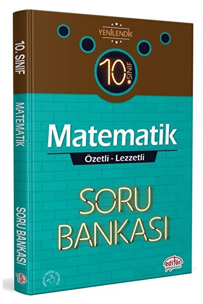 Editör Yayınevi 10. Sınıf Soru Bankası Seti 7 Kitap