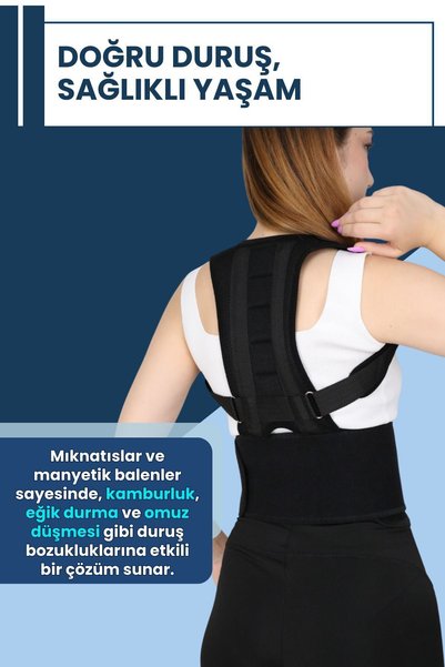 ESM Medical Underwire Magnetic Magnetic Upright Posture Corset Women Men Hunchback Back Shoulder Adjustable Apparatus