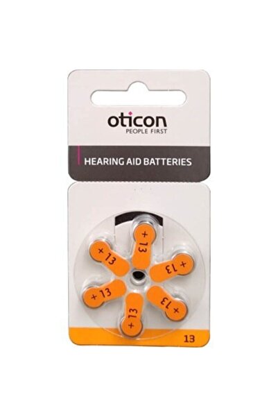 Oticon 13 Kulak Işitme Cihazı Pili 6 Lı Paket