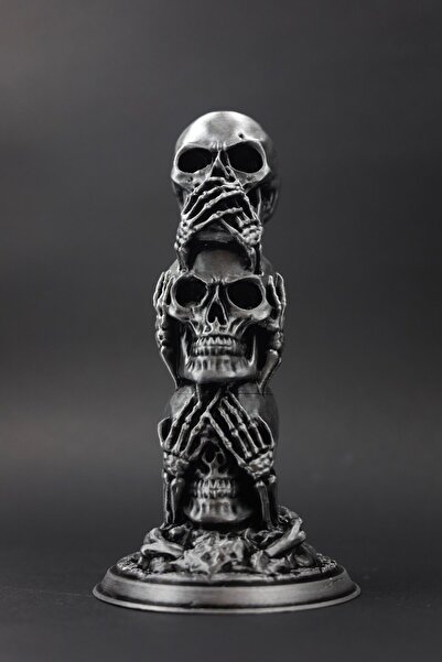 domini Görmedim Duymadım Bilmiyorum - Kuru Kafa -  Figür / Büst - 12cm