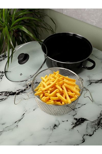 Viyalente Eco Enamel Frying Pan 24 Cm Wire