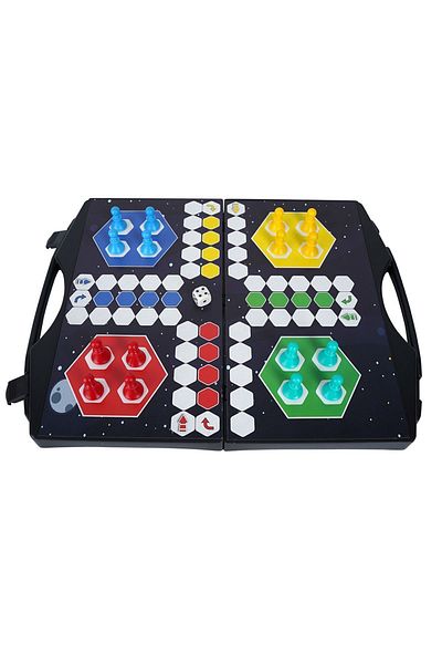 EspriToys Birds and Backgammon Set - Ludo with Bag