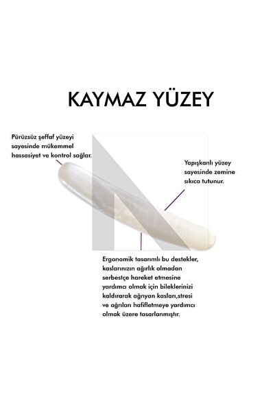 Active Team MP04 - Jel Klavye Bilek Destek Pedi | Yumuşak, Ergonomik, Klavye Önü El Bileği Dinlendirme Pedi