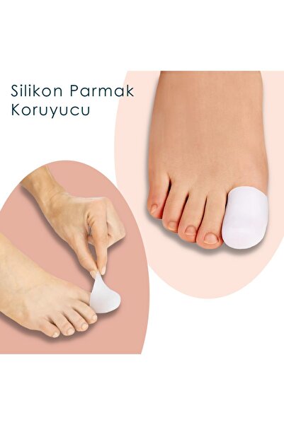 MediGel MG06 - Silikon Parmak Koruma | Yumuşak Ve Esnek, Nasır Bölgesini Koru...