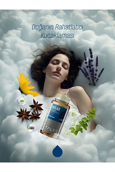 Talya Relax Bitkisel Karışım Içeren Takviye Edici Gıda, 60 Kapsül