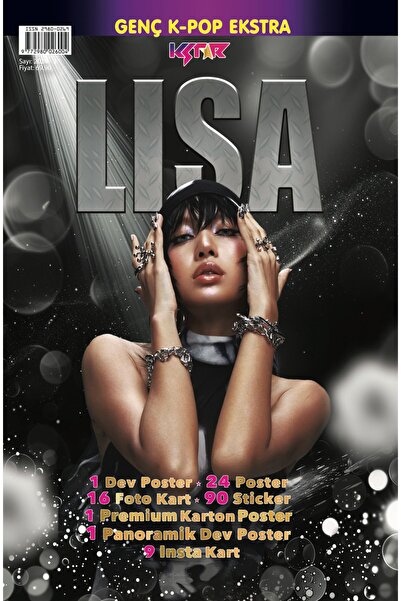 KSTAR Blackpink Lisa Rockstar Dergisi Kpop Özel Sayı