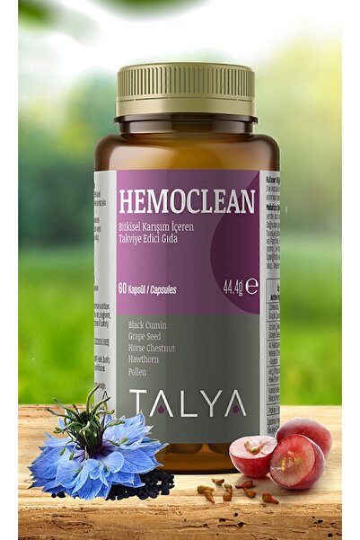 Talya Hemoclean Bitkisel Karışım Içeren Takviye Edici Gıda, 60 Kapsül