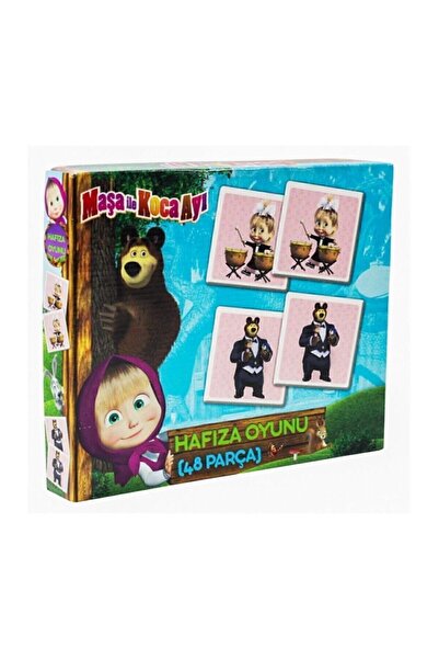 LAÇO KİDS لعبة ذاكرة الدب الكبير مع ملقط 48 قطعة