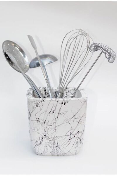 Art Couture Beton Kaşıklık, Kepçelik / Tezgah Üstü Dik Kaşıklık