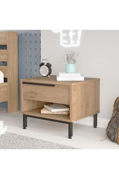 Yurudesign Ocean Komodin Çekmeceli Metal Ayaklı Sepet On14-s