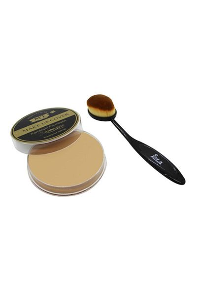 Makeuptime Mt Make Up Cover Porcelain Foundation Concealer 209 + Watch Spoon Brush