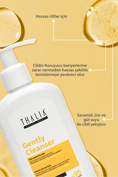 Thalia Sensitive Facial Cleansing Gel with Ceramide Bisabolol - 200ml