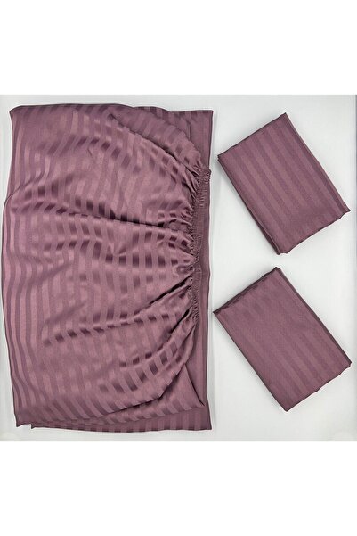 pınarhome collectıon MICRO SATIN COVER SET (***BOTTOM LEAF WITH RUBBER -***PILLOW COVERS WITH COVER)