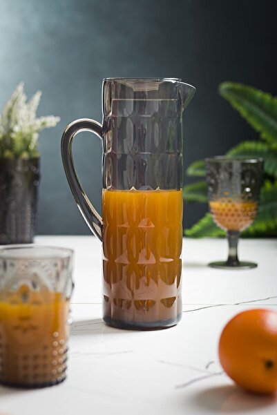 EWs Akrilik Allegra 1,5 Lt Füme Sürahi (BUZDOLABI KAPAK RAFINA SIĞAR)