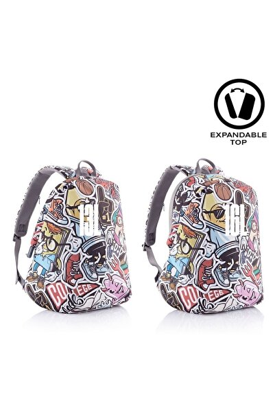 XD Design Bobby Soft Usb Şarj Girişli Suya Dayanıklı Hırsızlık Önleyici Tasarımlı Körüklü Sırt Çantası 13-16 L