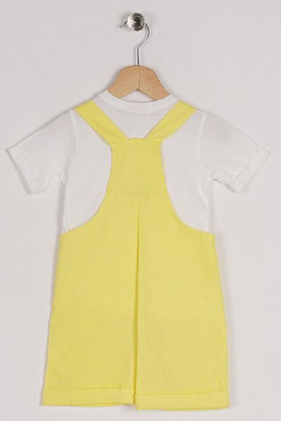 zepkids Strappy Donald Figured Ten Pocket Detailed Yellow Colored Boy's Shorts