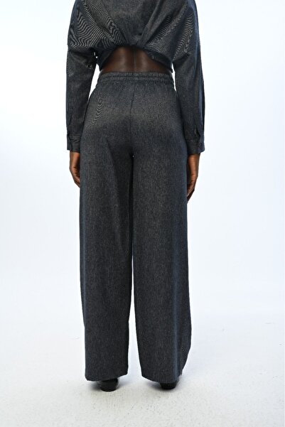 Orfeo Negro Жіночі штани з прямим кроєм та еластичним поясом