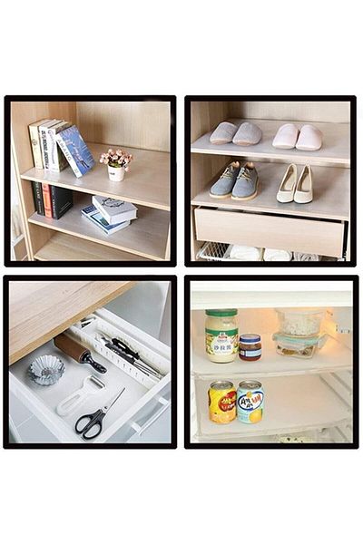 aden home Transparent Anti-Slip Shelf Cover Organizer 5 Meters