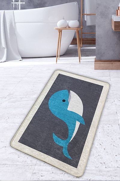 Chilai Home Delfino Bathroom Rug 70X120 cm Washable, Non-Slip Base Bathroom Djth