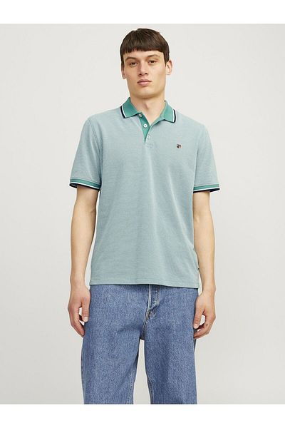 Jack & Jones Premium Poloshirt Einfarbig Hemdkragen Poloshirt