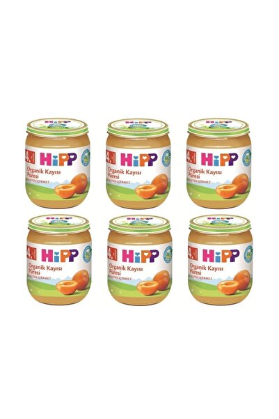 Hipp Organik Kavanoz Kayısı Püresi 125 gr - 6'lı Paket