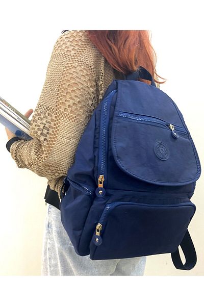 Seniorah Plain Blue Multi-Purpose Backpack