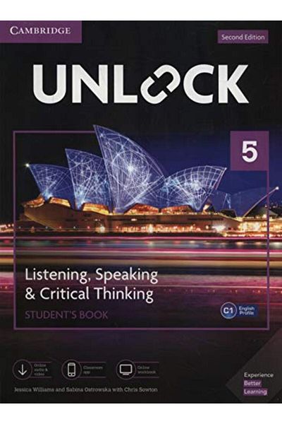 Cambridge Unlock Level 5 Listening Speaking & Critical Thinking Students Book Mob App And Online Workbook W